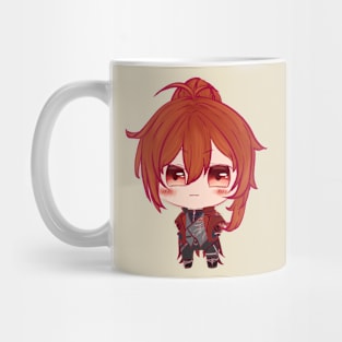 Chibi Diluc Genshin Mug